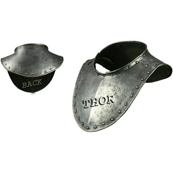 THOR INSTRUMENTS Medieval armor Dark Antique Collar Gorget One Size Rustic Vintage Home Decor Gifts