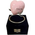 thumbnail image 1 of THOR INSTRUMENTS Pink Urn - Mini Heart Cremation Urn with Stand & Premium Box - Small Keepsake Urn for Ashes - Honor Your Loved One with Urn Heart Shaped - Perfect for Adults, 1 of 5