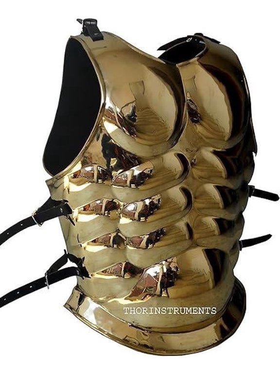 ROMAN MUSCLE ARMOR BRASS FINISHING JACKET COLLECTIBLE REPLICA COSTUME Rustic Vintage Home Decor Gifts