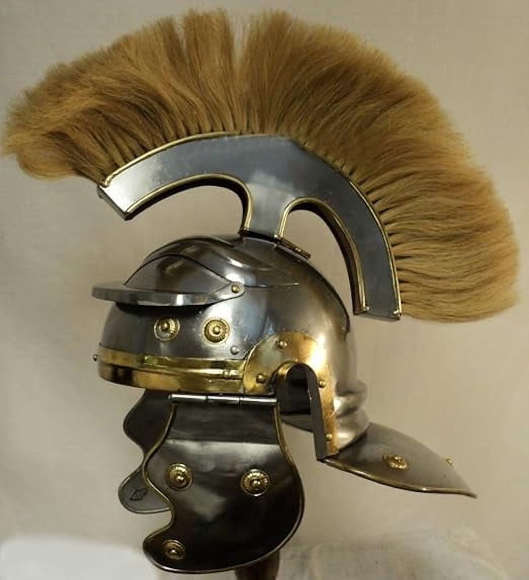 THOR INSTRUMENTS Roman Centurion Helmet (thick natural plume) re ...