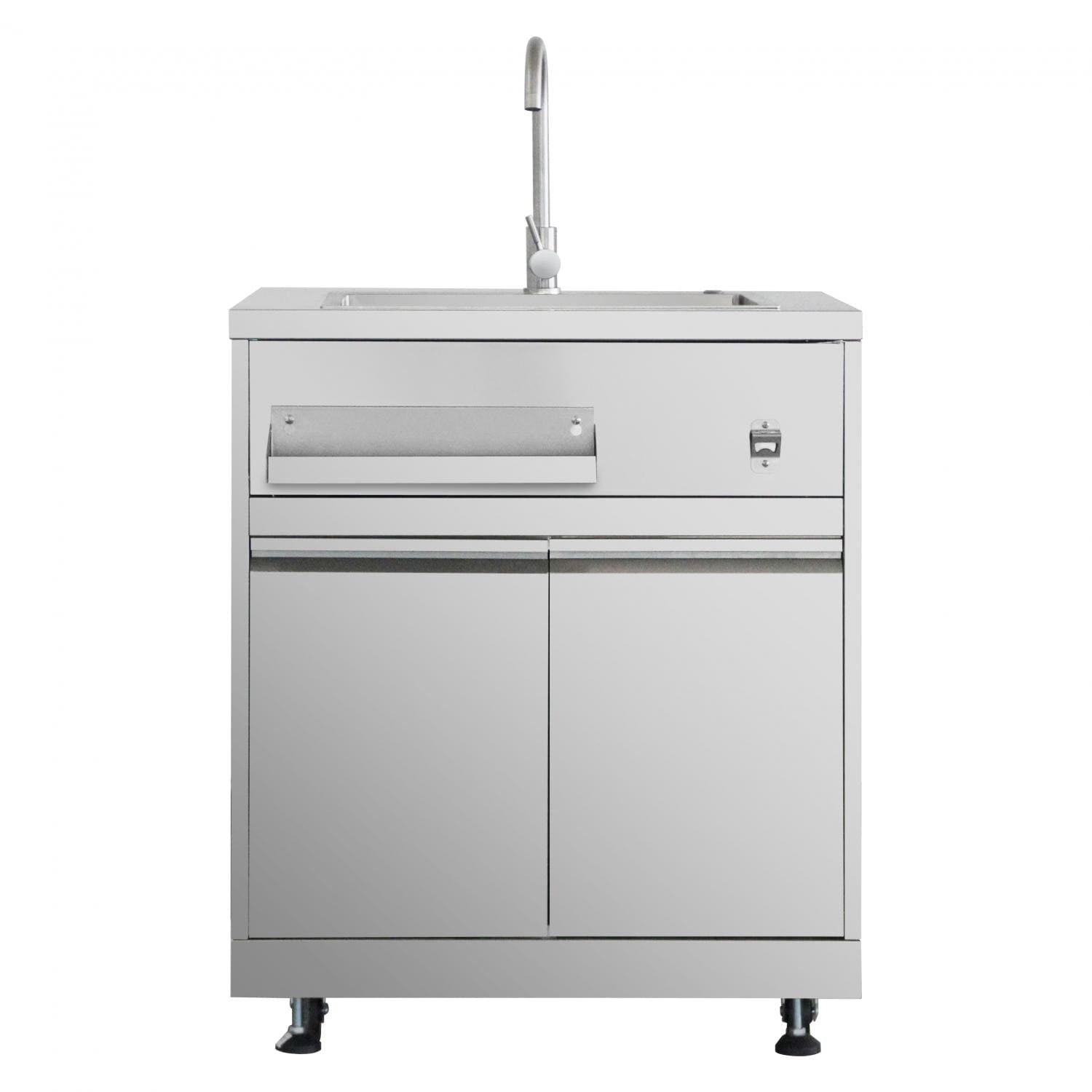 Thor Stainless Steel Outdoor Kitchen Sink Cabinet with Storage