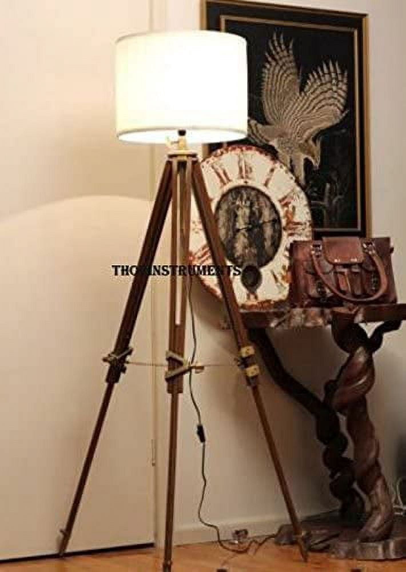 THOR Vintage Classic Tripod Floor Lamp Nautical Floor Lamp Home Decor lamp