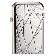 Luxury Retro Soft-Flame Refillable Brass Kerosene Lighter,Automatic Ignition,Safety Lock,Electroplated Chrome Color, Engraving, Collectible, Mens Gift, Thorens Gen 3 Single Claw Modern Grid
