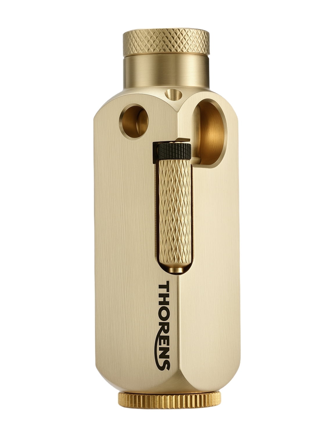 Classic Soft-Flame Windproof Retro Copper Kerosene Lighter, Refillable, Cigar, Side-Slide Grinding Wheel, Dual-Flame Jet, Sealed, Metal, Antique, Famous, Unique, Men's Gift, Thorens Flamido