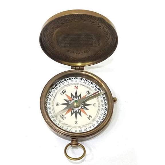 THORINSTRUMENTS (with device) American Compass Antique Vintage Brass Compass
