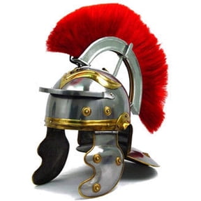THORINSTRUMENTS (with device) Roman Officer Centurion Historical Helmet Armor 18g Steel Roman Helmet