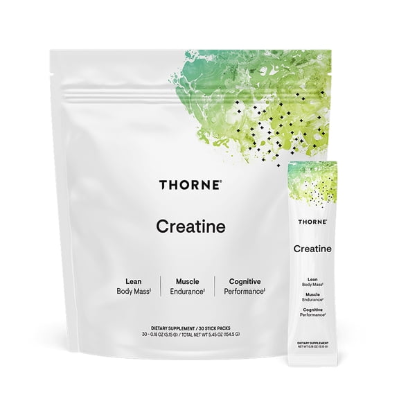 THORNE Creatine - Micronized Creatine Monohydrate Powder - Support for Muscles & Cognitive Function* - For Women & Men - Unflavored - NSF Certified for Sport - 5 g per Serving - 30 Servings