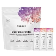 THORNE Daily Electrolytes, Electrolyte Powder Drink Mix, 30 Stick Packs Variety Pack