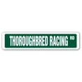 thumbnail image 1 of THOROUGHBRED RACING Street Sign race racer competition horse supplies | Indoor/Outdoor |  30" Wide, 1 of 5
