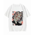 thumbnail image 1 of THOUSAND EYES GAZE Cotton casual T-shirt, 1 of 8