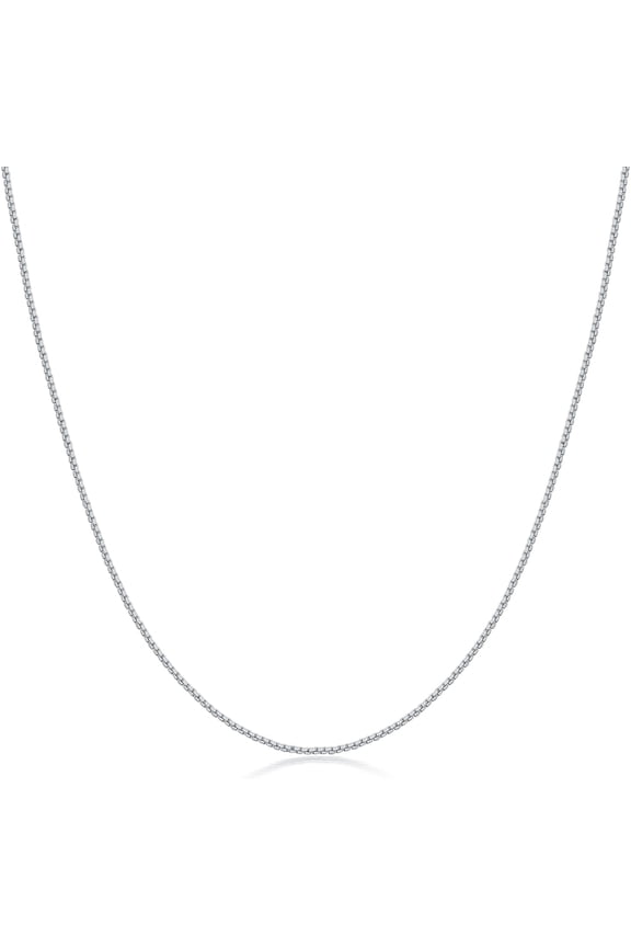 925 Sterling Silver/18K Gold Plated Paperclip Link Chain/Mesh Chain/Sparkle Gypsophila Chain/Round Box Chain/Byzantine Chain/Rope Chain/Snake Chain/Figaro Chain/ Necklace
