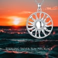 thumbnail image 1 of THOYAS Sun Necklace Sterling Silver Sun Pendant Necklace Jewelry Gift for Women, 1 of 7