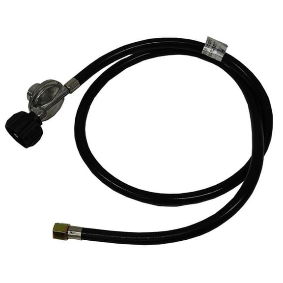 THP-GSL-REG Gas Supply Line & Regulator - Gray - 3/8in. Fitting - Durable Design