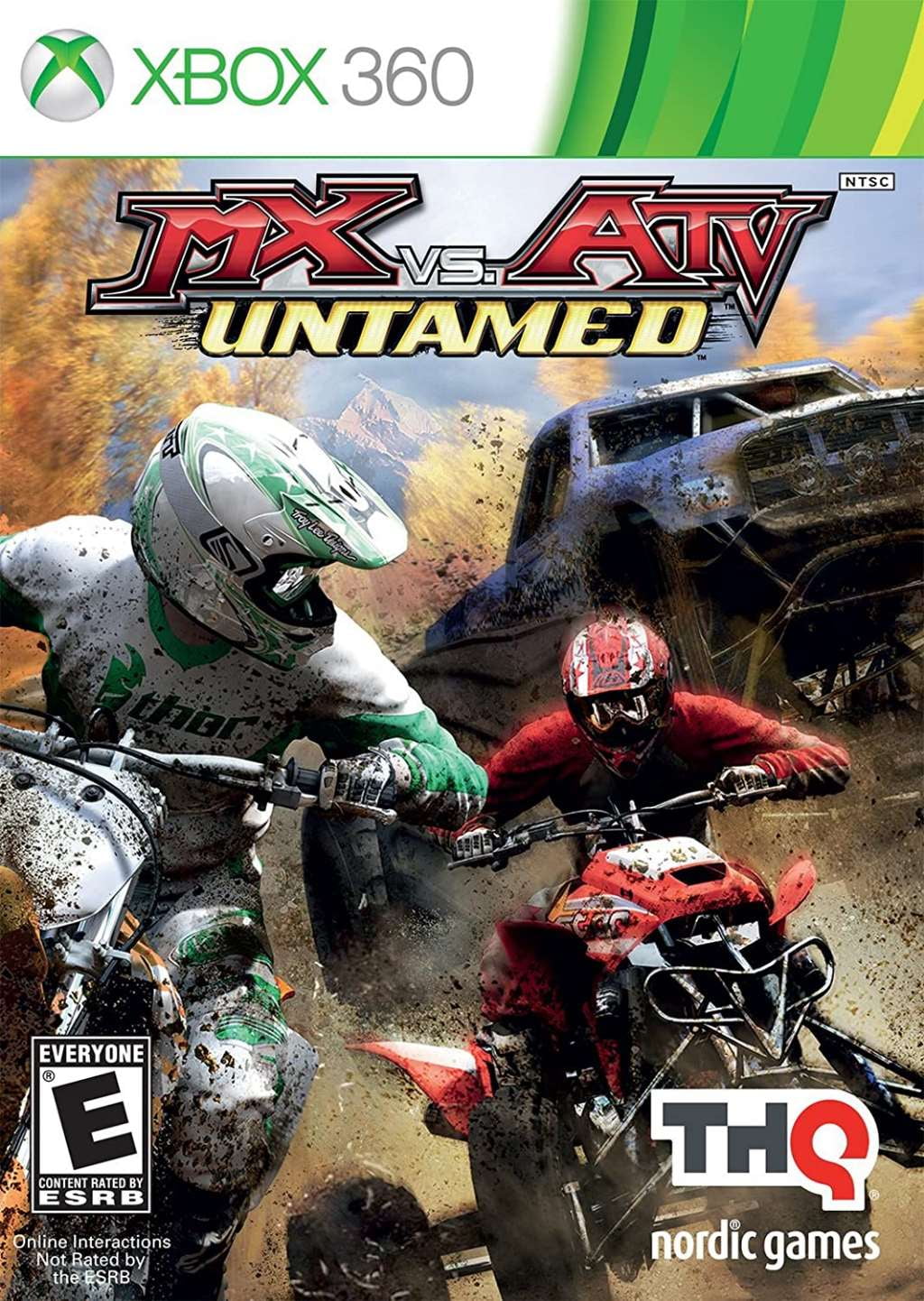THQ MX vs ATV Untamed, Nordic Games, Xbox 360, Physical, 854436004572