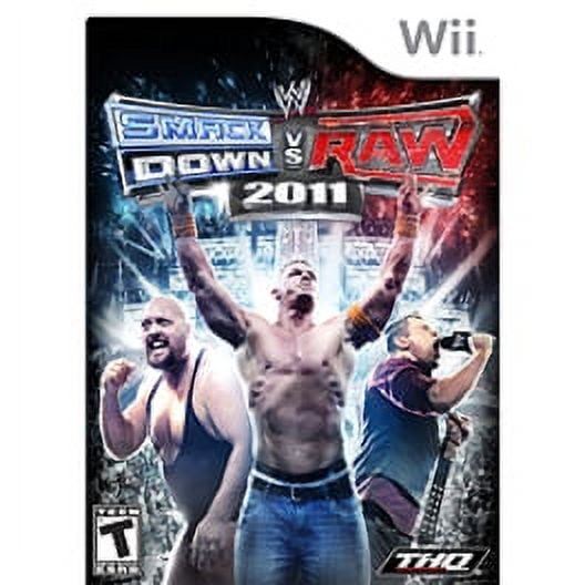 THQ WWE SmackDown Raw 2011 Video Game Wii Wrestling