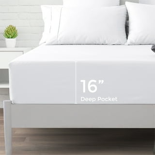 Mohap Fitted Bottom Sheet Twin Deep Pocket Tight Fit Corner Band No Pilling  Double Brushed Microfiber 1800 Durable and Breathable Cooling Sheet