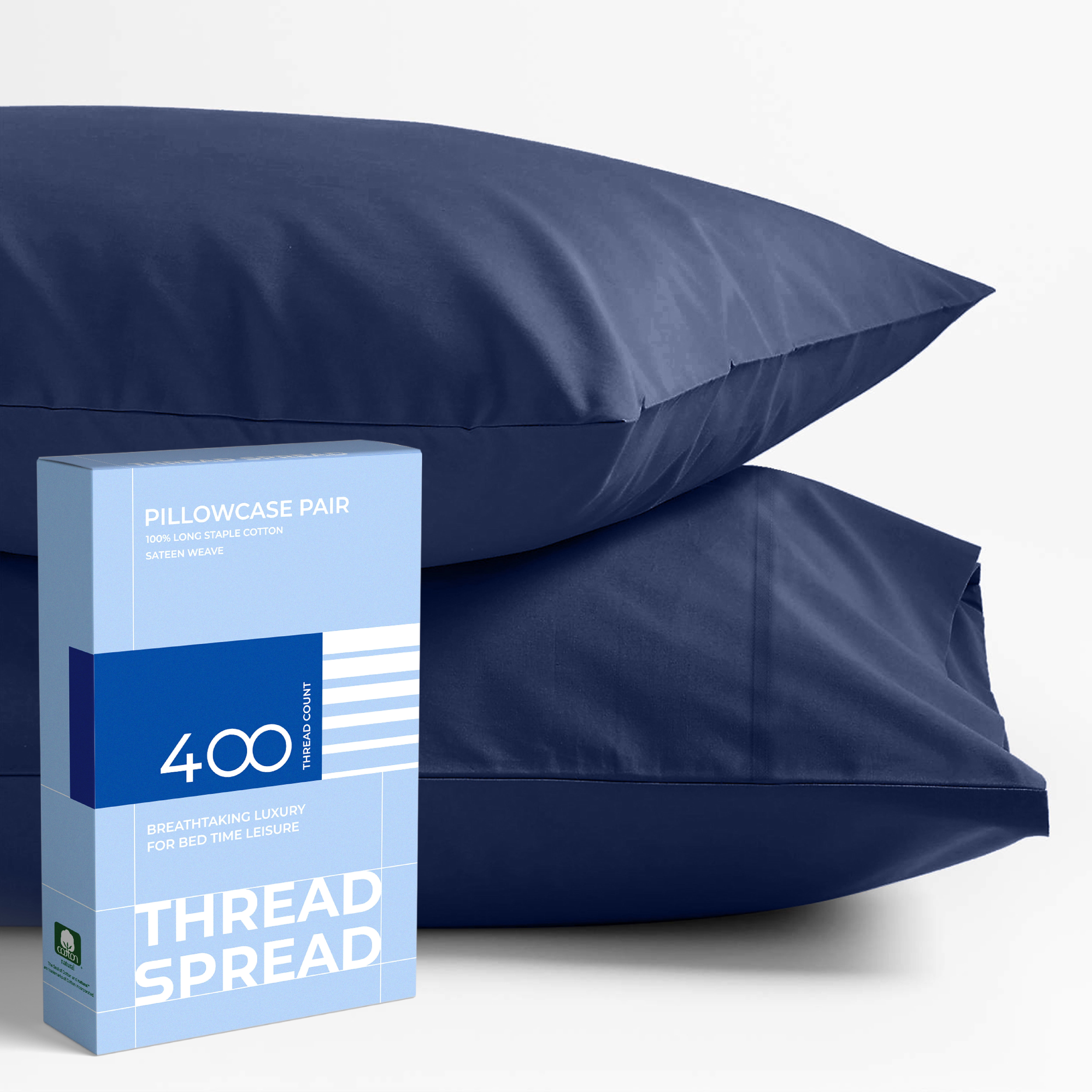 THREAD SPREAD 400 TC 100 Cotton Wrinkle Resistant Sateen Standard