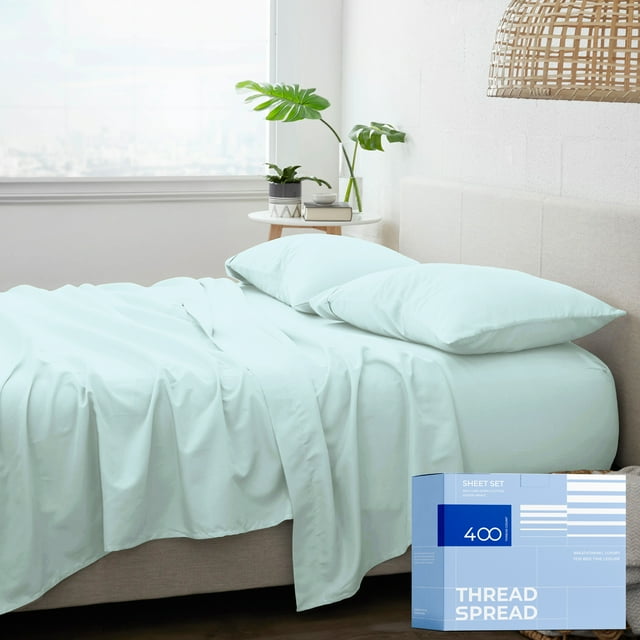 THREAD SPREAD California King Sheets Deep Pockets 400 Thread Count