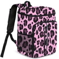 thumbnail image 1 of THREE Pink Leopard Print Backpacks (3), 1 of 7