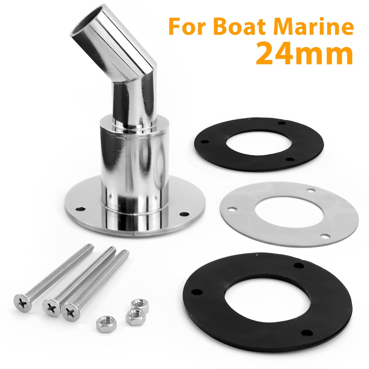 THRENS Thru Hull Exhaust Skin 316 Stainless Steel 24mm Thru Hull