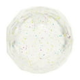 thumbnail image 1 of BARK Super Chewer Throw Some Glitter Ball Birthday Party Ball Multicolor Rubber Dog Toy, for Small to Medium Dogs, 1 of 9