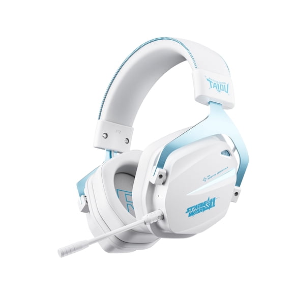 THS326 Wireless Gaming Headset 7.1 Surround Sound for PS5 PS4 PC SWITCH TOPSPEED Gaming Headphones with Noise Canceling Mic, 250Hr Battery, Low 15ms Latency, Lightweight, BT 5.3 FPS Games