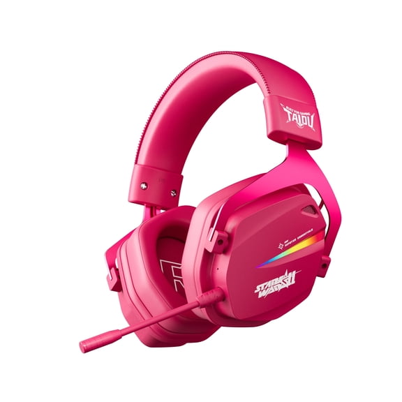 THS326 Wireless Gaming Headset 7.1 Surround Sound for PS5 PS4 PC SWITCH TOPSPEED Gaming Headphones with Noise Canceling Mic, 250Hr Battery, Low 15ms Latency, Lightweight, BT 5.3 FPS Games