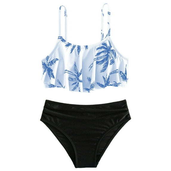 THSXS Cute Swimsuits For Teen Girls Swimsuits For Girls Teen Girls Swimsuits Two Piece Bikini Sets With Chest Pad