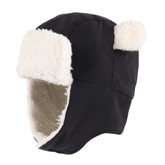 THSXS Girl Winter Hat Toddler Winter Hat Boy Winter Hat For Boys Girls,Earflap Cap Waterproof &Windproof Beanie Fleece Lined Kids Hat 1-2 Years