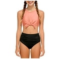 thumbnail image 1 of THSXS Kids Bathing Suits Swimsuits For Teens Teen Girls Swimsuits Two Piece Bikini Sets With Chest Pad, 1 of 9
