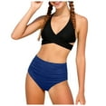 thumbnail image 1 of THSXS Kids Bathing Suits Tankini With Shorts Teen Girls Swimsuits Two Piece Bikini Sets With Chest Pad, 1 of 9