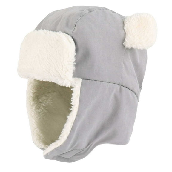 THSXS Winter Hats For Boys Toddler Hat Winter Hat For Boys Girls,Earflap Cap Waterproof &Windproof Beanie Fleece Lined Kids Hat 6-12 Months