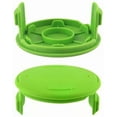 thumbnail image 1 of THTEN Trimmer Replacement Spools Cap Covers Compatible with Greenworks 21332 21342 24 Volt 40V 80V Cordless Weed Eater with 3411546A-6 Cap Covers Parts Auto-Feed String Edger 16ft 0.065” 29252, 1 of 2