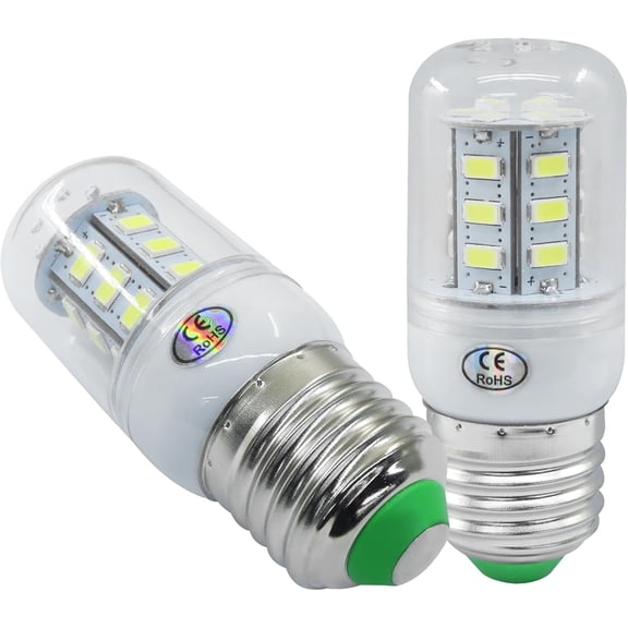 THTGDW-2 Pack E27 LED Refrigerator Light Bulb, KEI D34L Refrigerator Bulb Replacement (110V-240V, 5W)