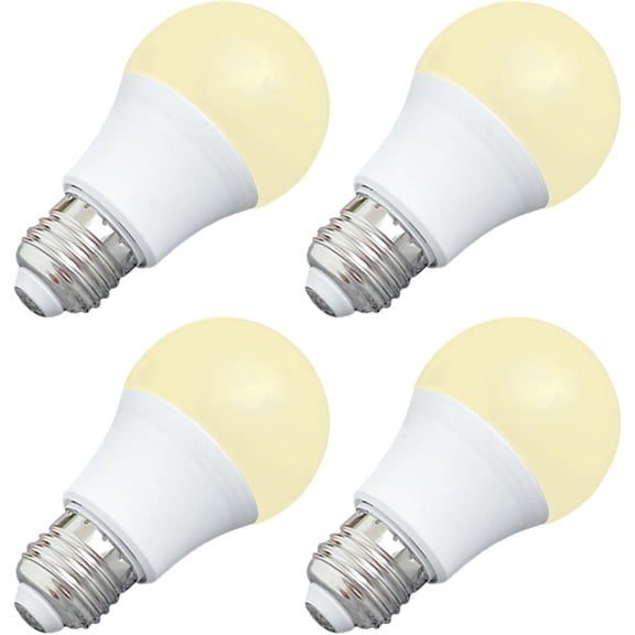 THTGDW-AC12V LED Light Bulb 3W Warmwhite, Low Voltage DC12V 60V E26 Light Bulb for Outdoor Post/Porch Lamp,Off Gird Cabin Lights,48V RV,Boat,Camping Lights, 4-Pack (Warmwhite)