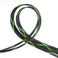 thumbnail image 1 of THTGDW-Braided Cable Sleeve, 33ft Expandable Wire Loom for Automotive Wiring Harness & PC Case, Pet-Proof Chew Resistant Cord Protector, Flexible Cable Management (Black-UV Green-UV Yellow, 6mm (1/4", 1 of 4