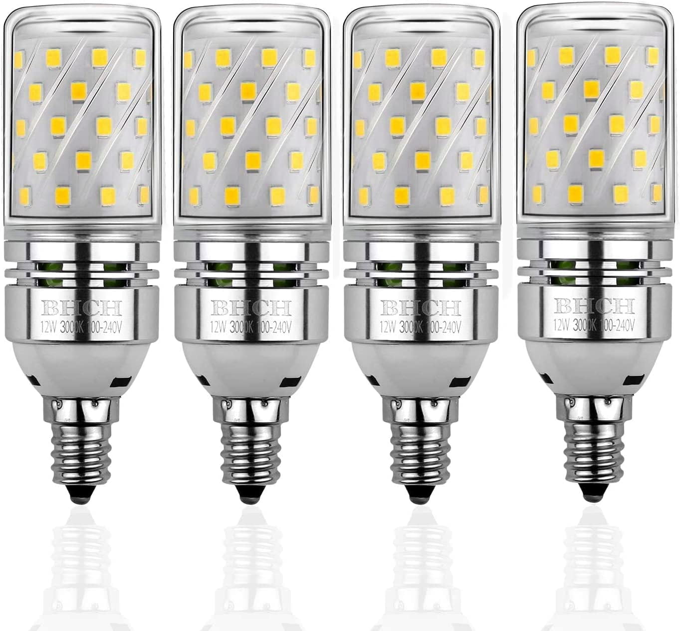 THTGDW-E12 LED Corn Bulbs 12W,3000K Warm White,1200LM,Small Edison ...