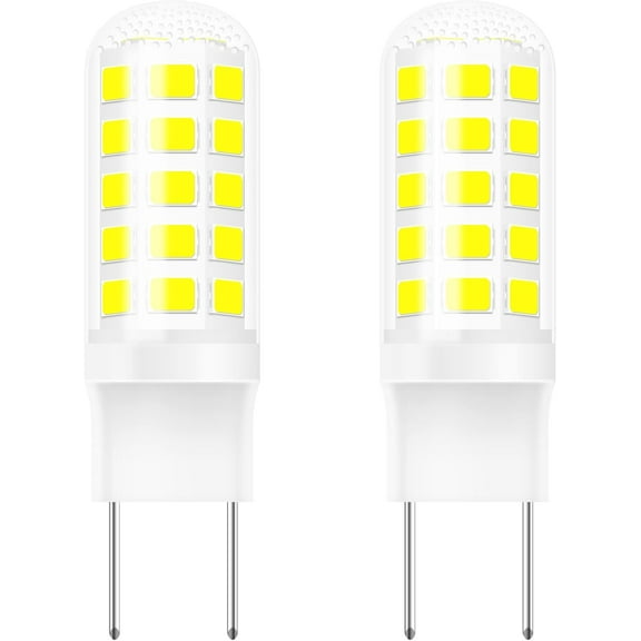THTGDW-G8 Led Bulb Dimmable Under Microwave Light Bulb 50W Halogen Replacement for GE Samsung LG Over The Range Microwave Hood, 120V 5W 500LM Daylight White 6000K, Replaces WB08X10057 WB08X10051, 2-P