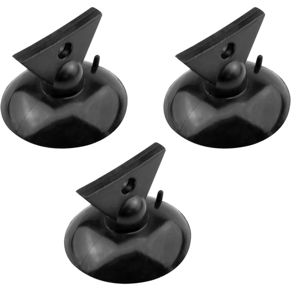 THTGDW--GU10 Light Bulb Suction Cup Inverted Triangular Suction Cup Lights Remove (Black) -3PCS