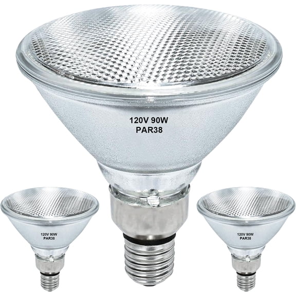 THTGDW-Par38 Halogen Flood Light Bulb 120V 90W, Dimmable PAR38 90W Light Bulbs, E26 Medium Base, Warm White, High Output Reflector Flood Lights for Indoor, 2 Pcs