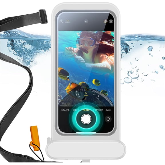 THTGDW-Waterproof Phone Pouch for iPhone 15 Pro Max /14 Pro Max, Underwater Touch Sensitivity, IPX8 Floating Waterproof Cellphone Case with Lanyard, Dry Bag for Snorkeling, Clear
