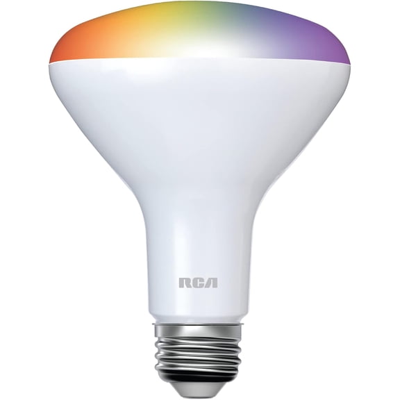 THTGDW-WiFi LED Smart Light Bulb, 1-PK | Indoor Flood Light, 9W (60W Equiv) Multicolor & White LED Light Bulb, Dimmable & Tunable BR30 Smart Bulb, Google & Alexa Light Bulb Compat, Control from Anywh