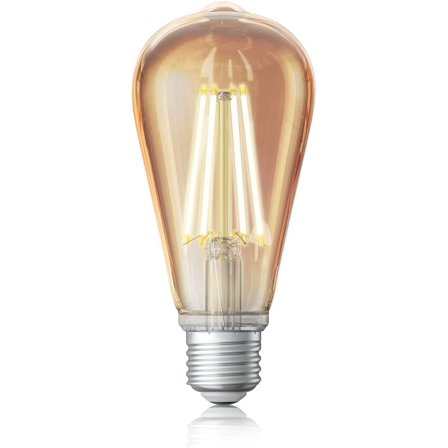 THTGDW-Zigbee Smart Bulb, Smart Hub Required, Work with SmartThings and Echo with built-in Hub, Voice Control with Alexa and Google Home, Amber Warm 2000K Smart Edison Bulbs, 60W Equivalent 1 Pack