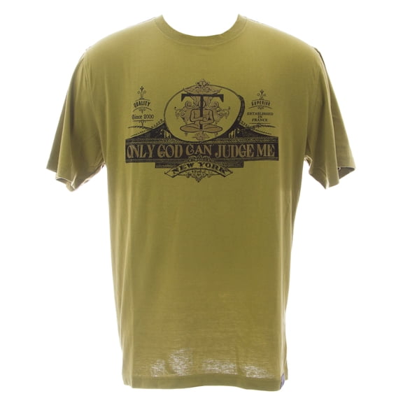 THUG Men's Bronze Green Guaranteed Fresh Cotton Crew Neck Shirt #12307 Sz 2X NEW