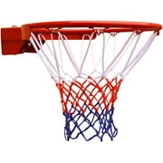 THUNDERBAY Reinforced Heavy Duty Breakaway Wall Mounted Basketball Rim,18 inch Basketball Rim Goal Replacement for Indoor Outdoor Walls