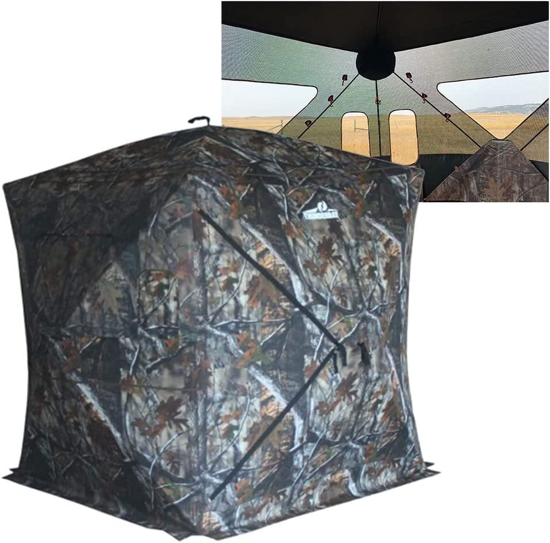 THUNDERBAY 270 Degree See Through Hunting Blind, Portable 23 Person