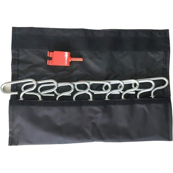 THUNDERBAY 6 or 9 Piece Ice Anchor Kit for Winter Outdoor Camping&Fishing