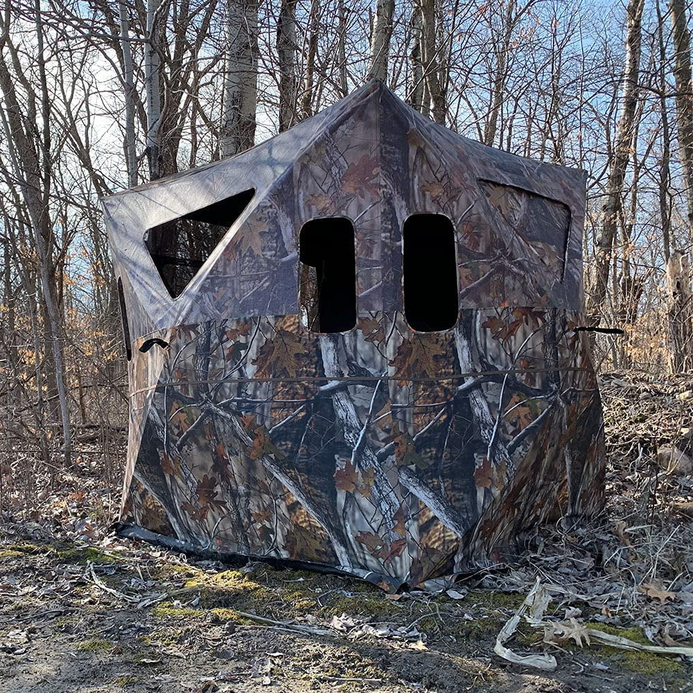 THUNDERBAY Hidden Threat See Through Hunting Blind, See Through Panel