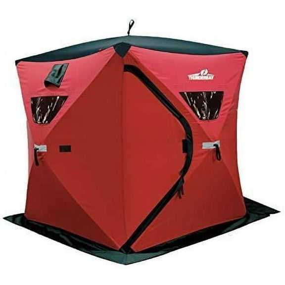 THUNDERBAY Ice Cube Series Pop-Up Portable 2 Person Ice Fishing Shelter