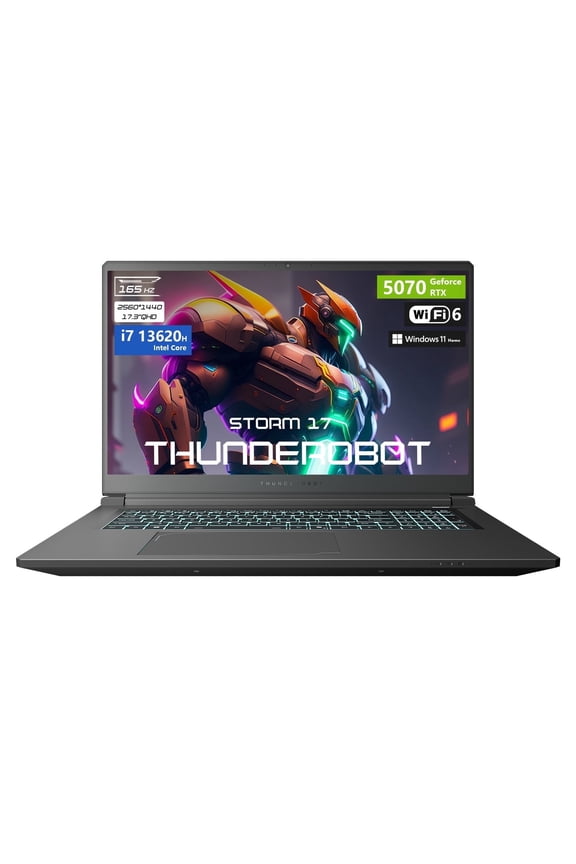Storm 17 Gaming Laptop, 17.3" QHD 165Hz, Core i7-13620H, GeForce RTX 5070, 16GB RAM, 1TB SSD, RGB Keyboard, Win 11 Home